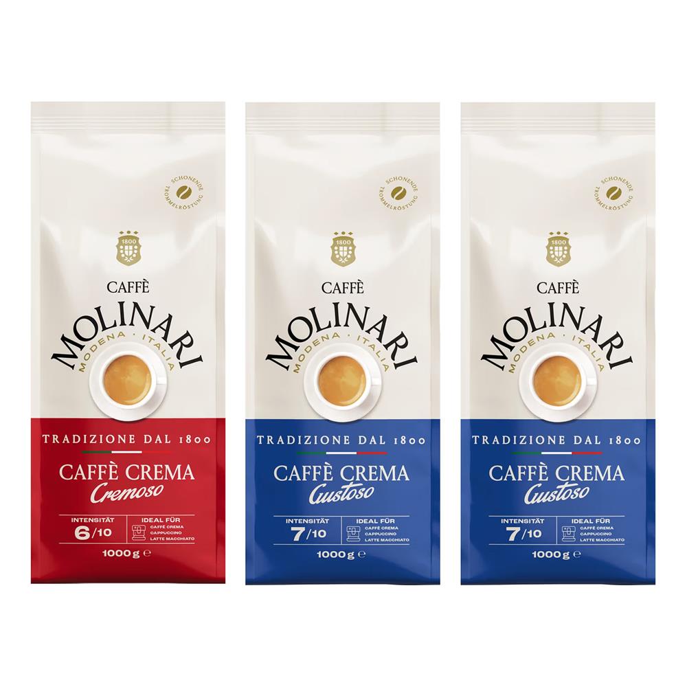 Caffè Molinari Set 1 x Cremoso, 2 x Gustoso