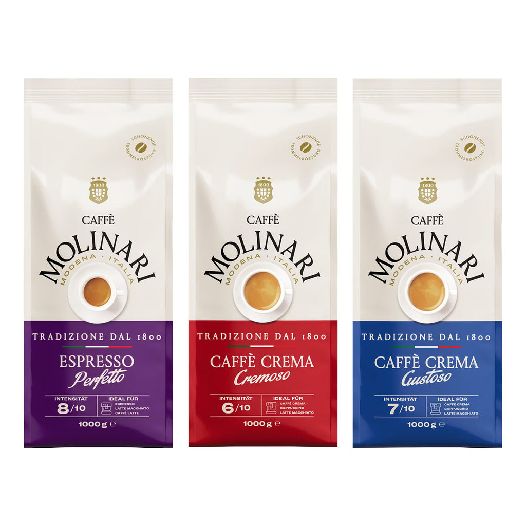 Caffè Molinari Set Perfetto, Cremoso, Gustoso