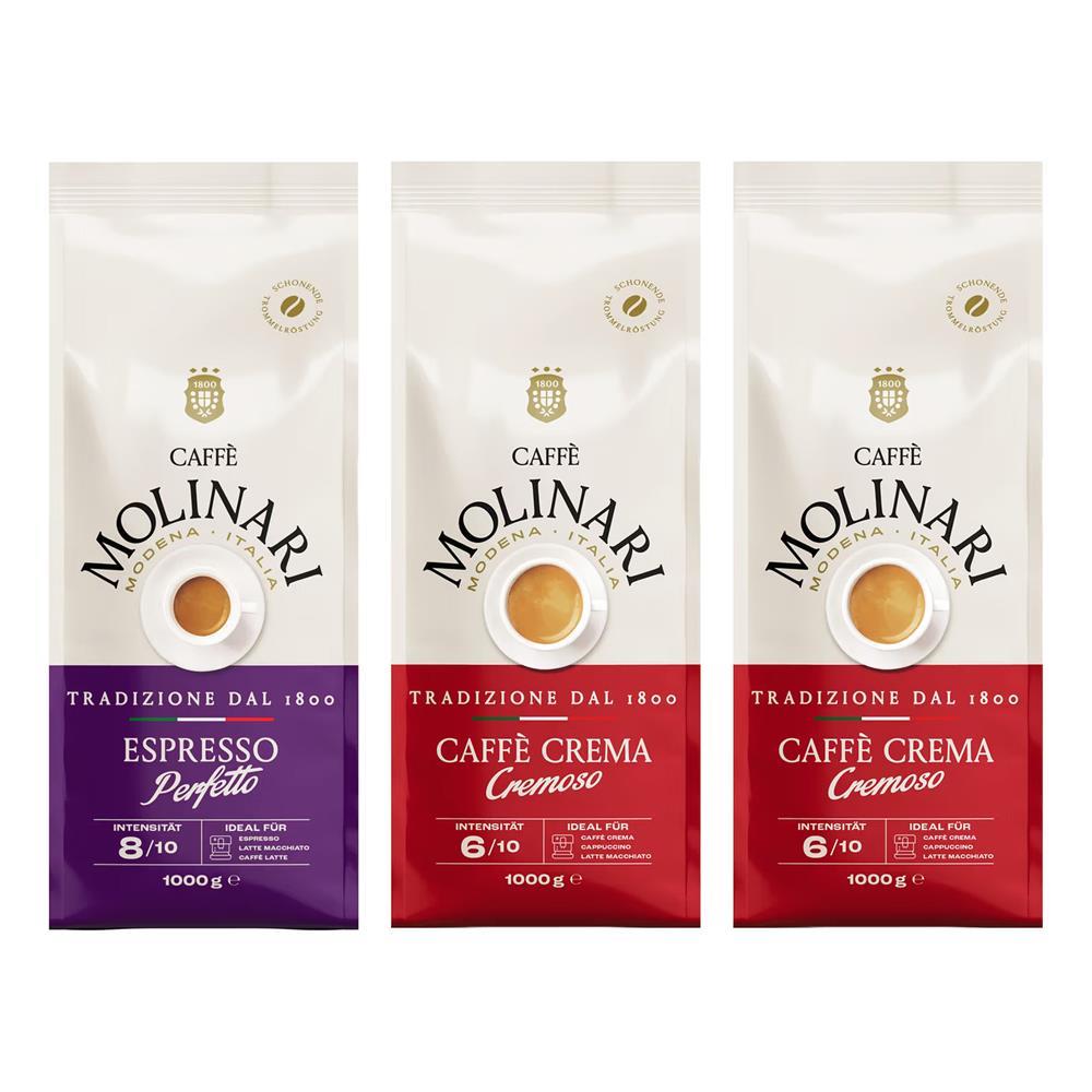 Caffè Molinari Set 1 x Perfetto, 2 x Cremoso