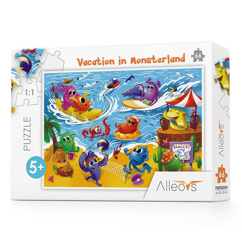 * Alleovs Puzzle Vacation in Monsterland – Produktbild 1