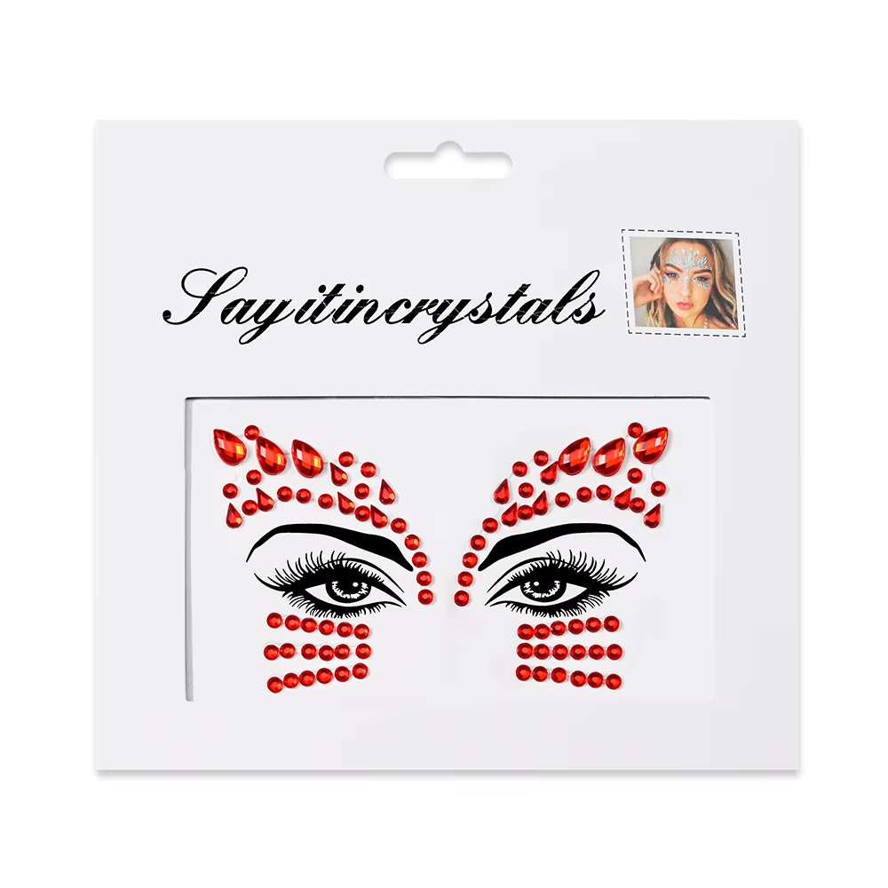 Face Jewels Sentia - Rot, NT-LT-08