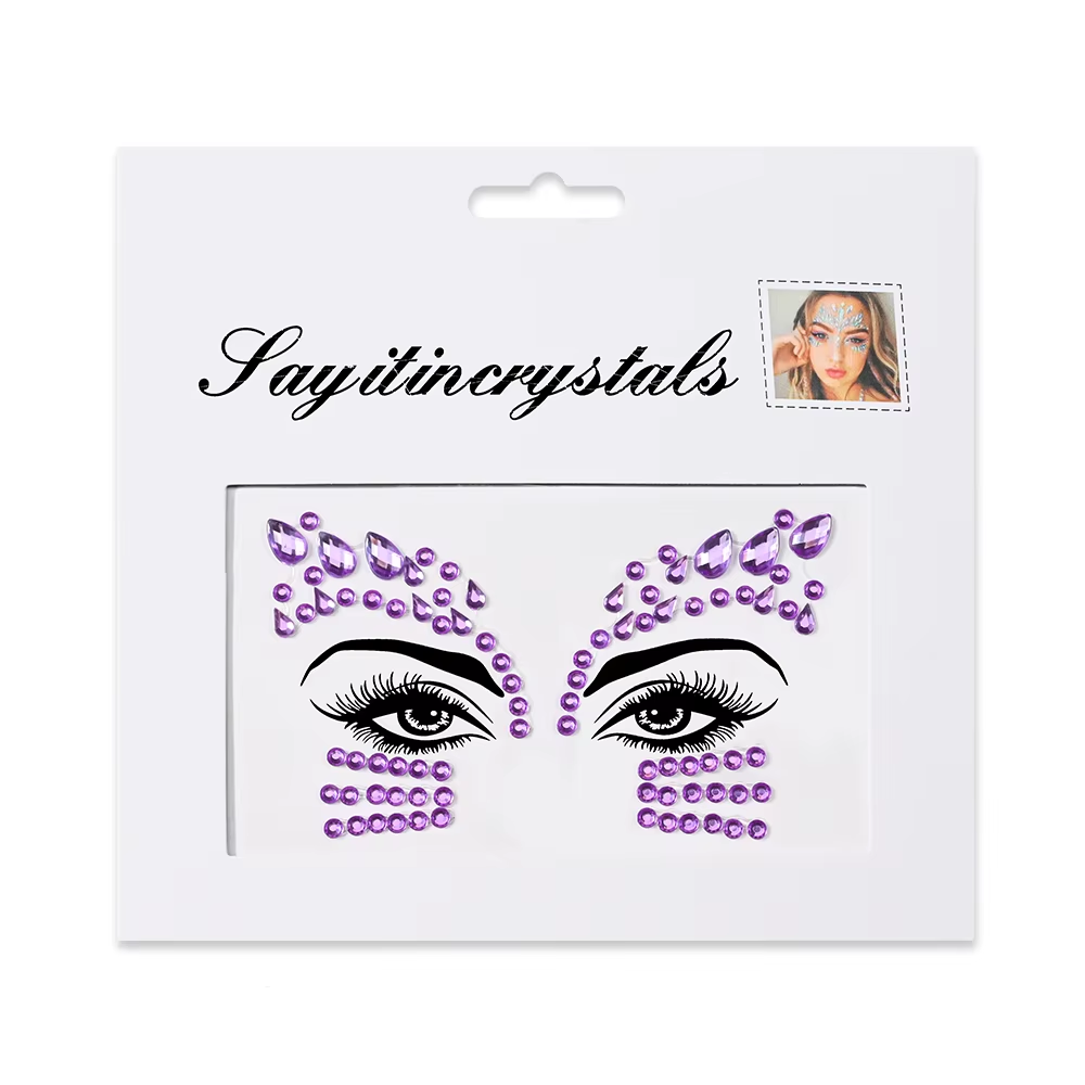 Face Jewels Sentia - Violett, NT-LT-09