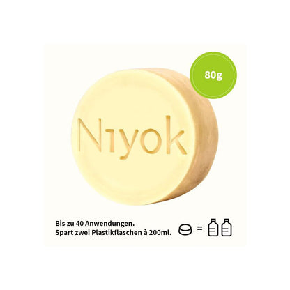 Niyok solid shower &amp; care Green Touch, 80 g