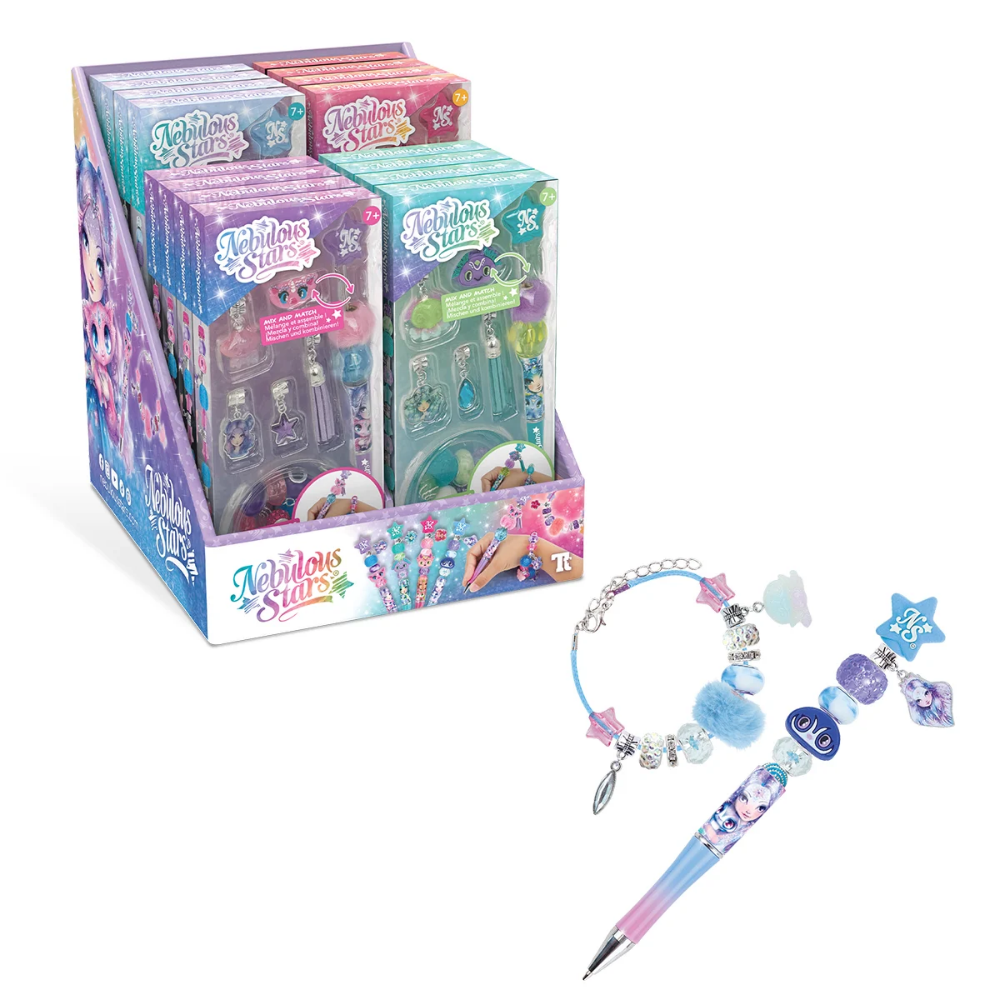 Perlenstift- und Armband-Set, assortiert