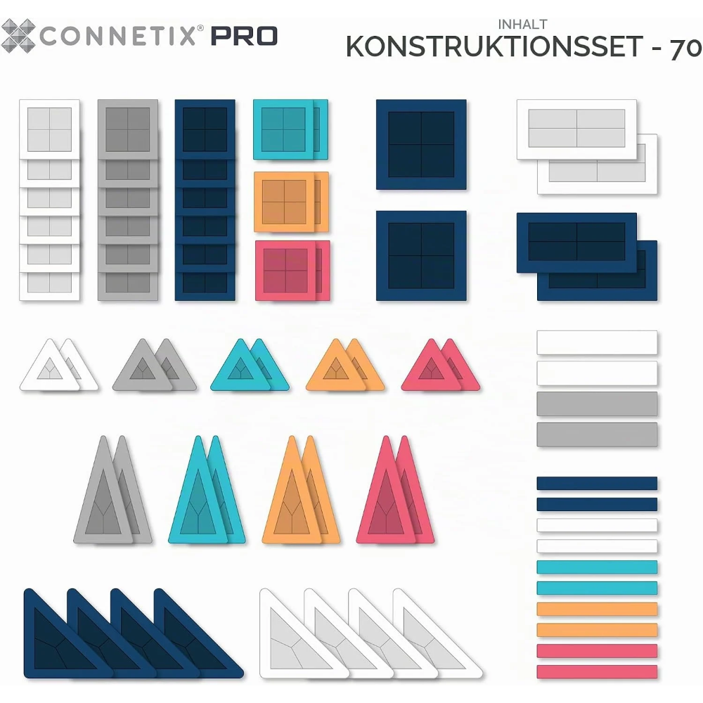 PRO Konstrukor Set, 70-teilig