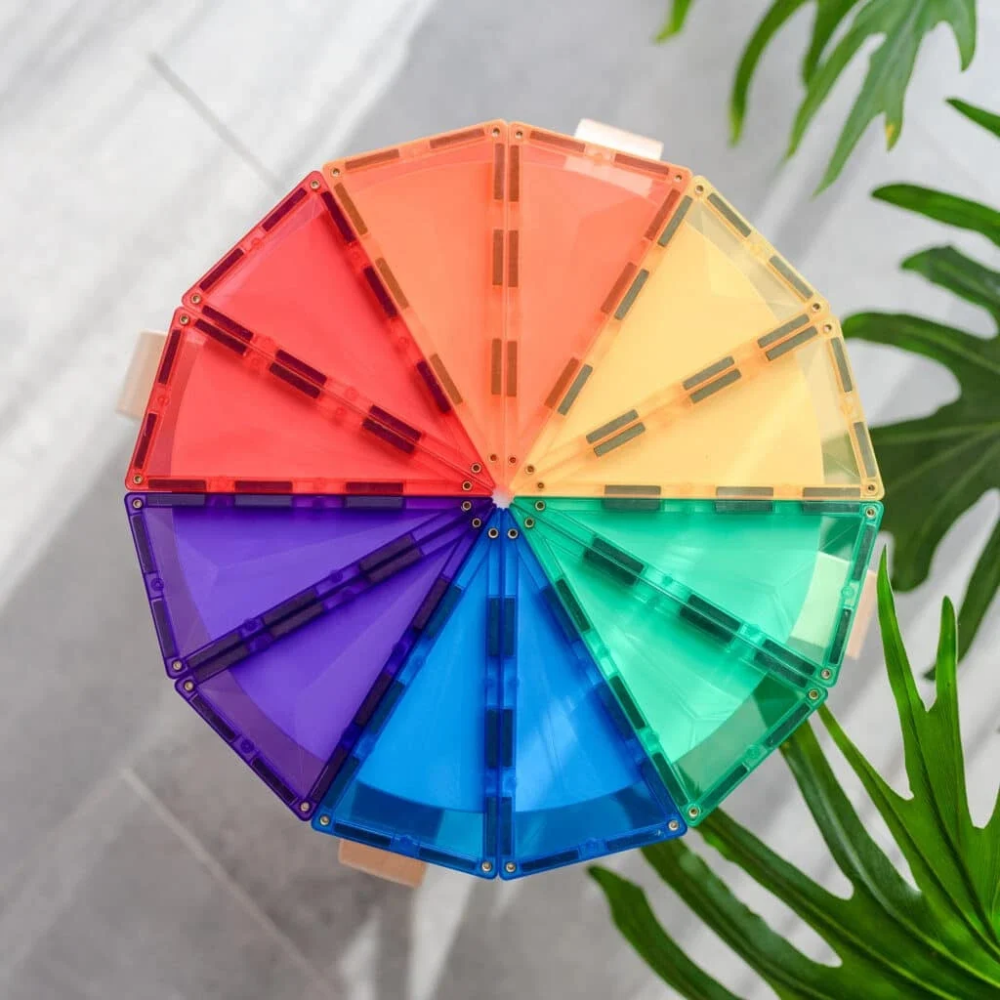 Regenbogen Geometrie Packung, 30-teilig