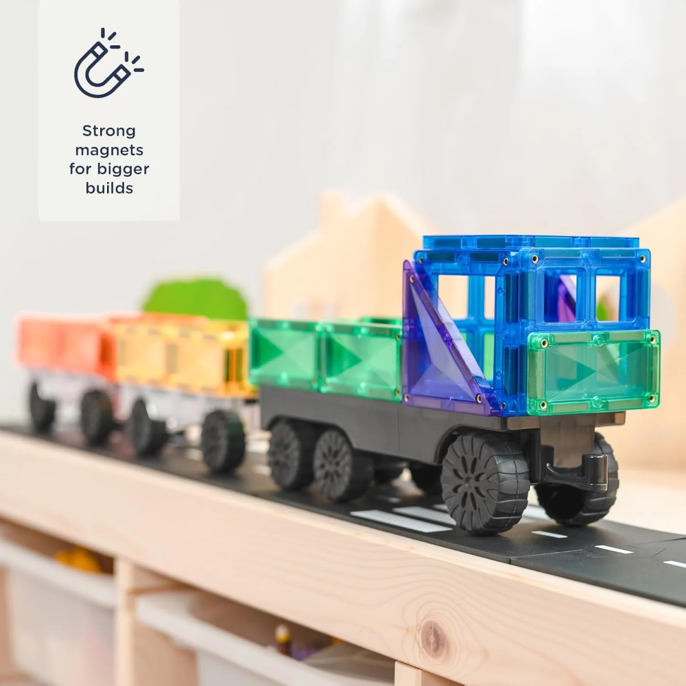 Regenbogen Zug Pack, 50-teilig, 2 Wagons