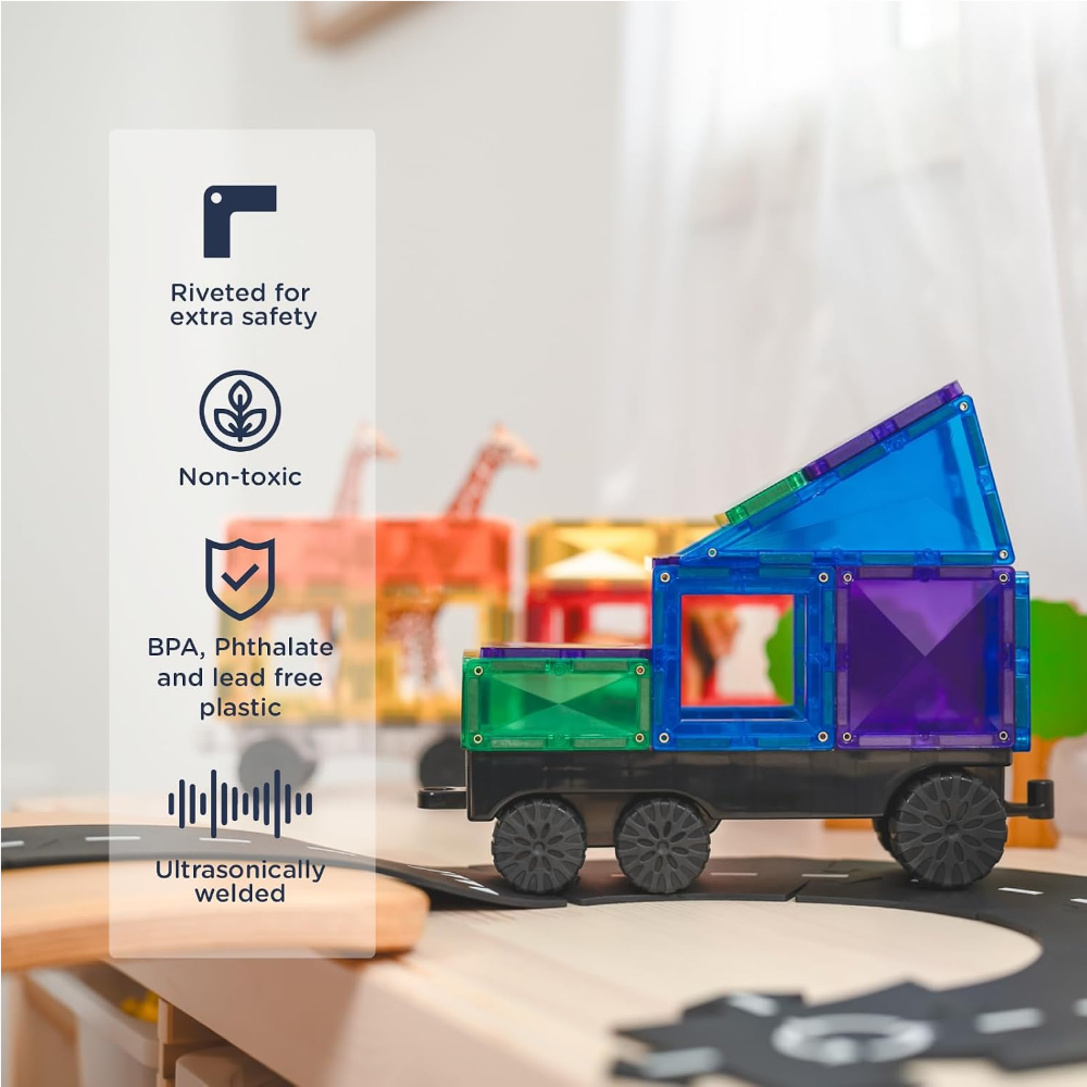 Regenbogen Zug Pack, 50-teilig, 2 Wagons