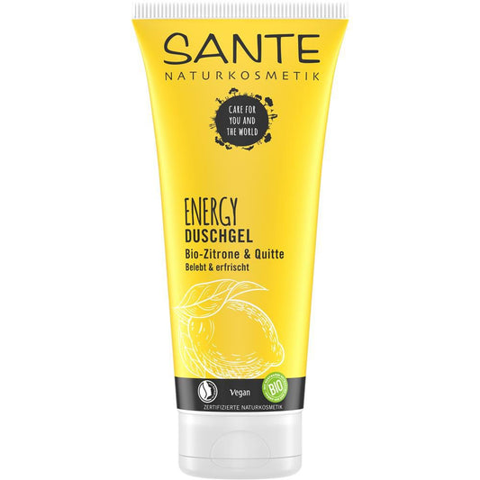 Sante Energy Shower Gel Organic Lemon &amp; Quince, 200 ml