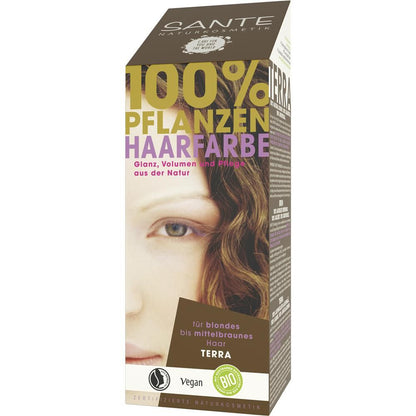 Sante herbal hair colour - terra, 100 g