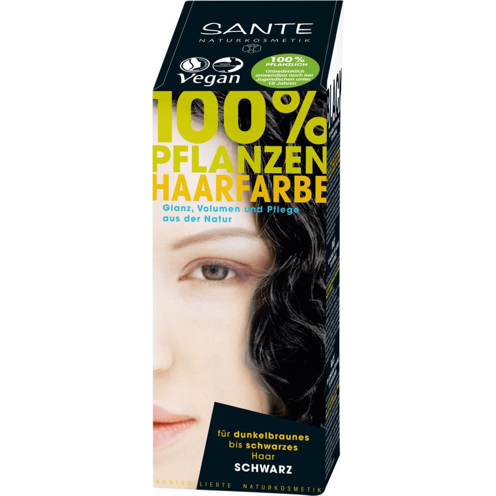 Sante herbal hair colour - black, 100 g