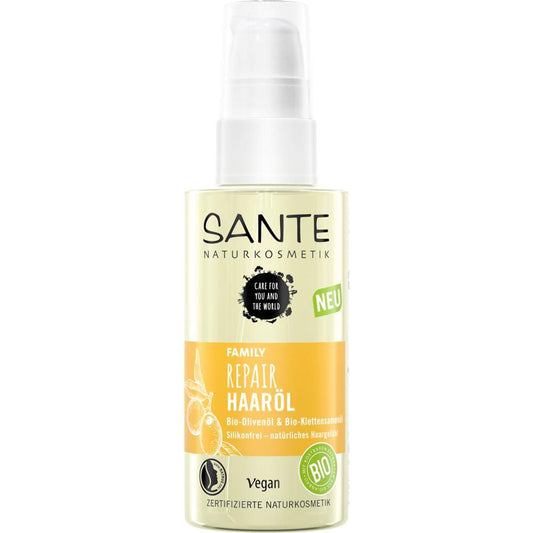 Sante Hair Oil Repair Huile d'Olive et de Bardane, 75 ml