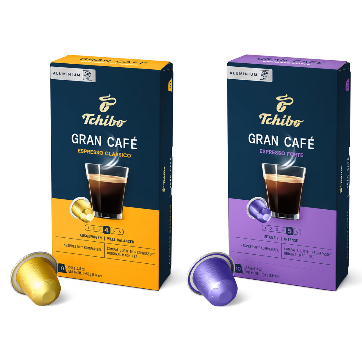 Gran Café Set Espresso Classico & Espresso Forte