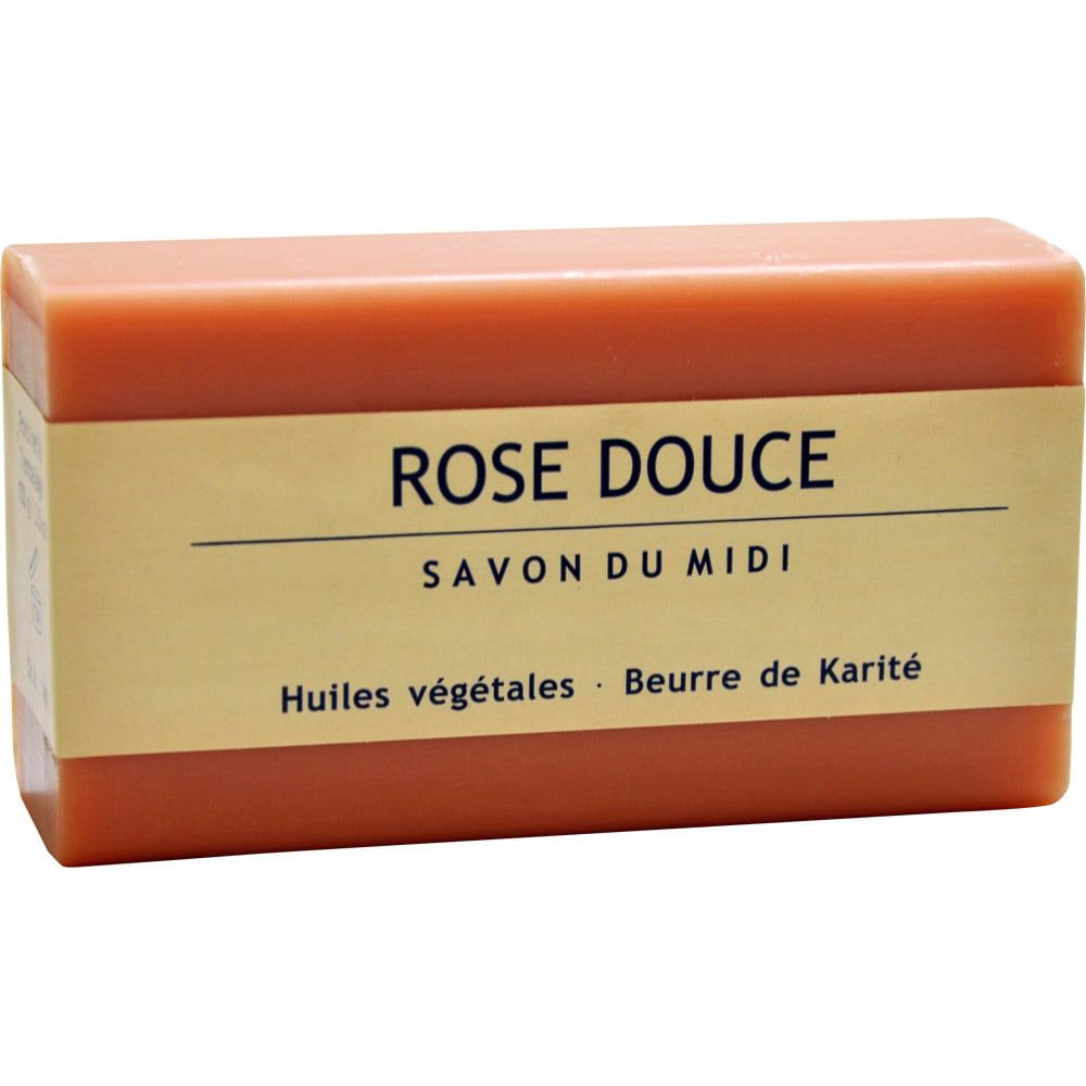 Savon du Midi Shea Butter Rose Douce, 100 g