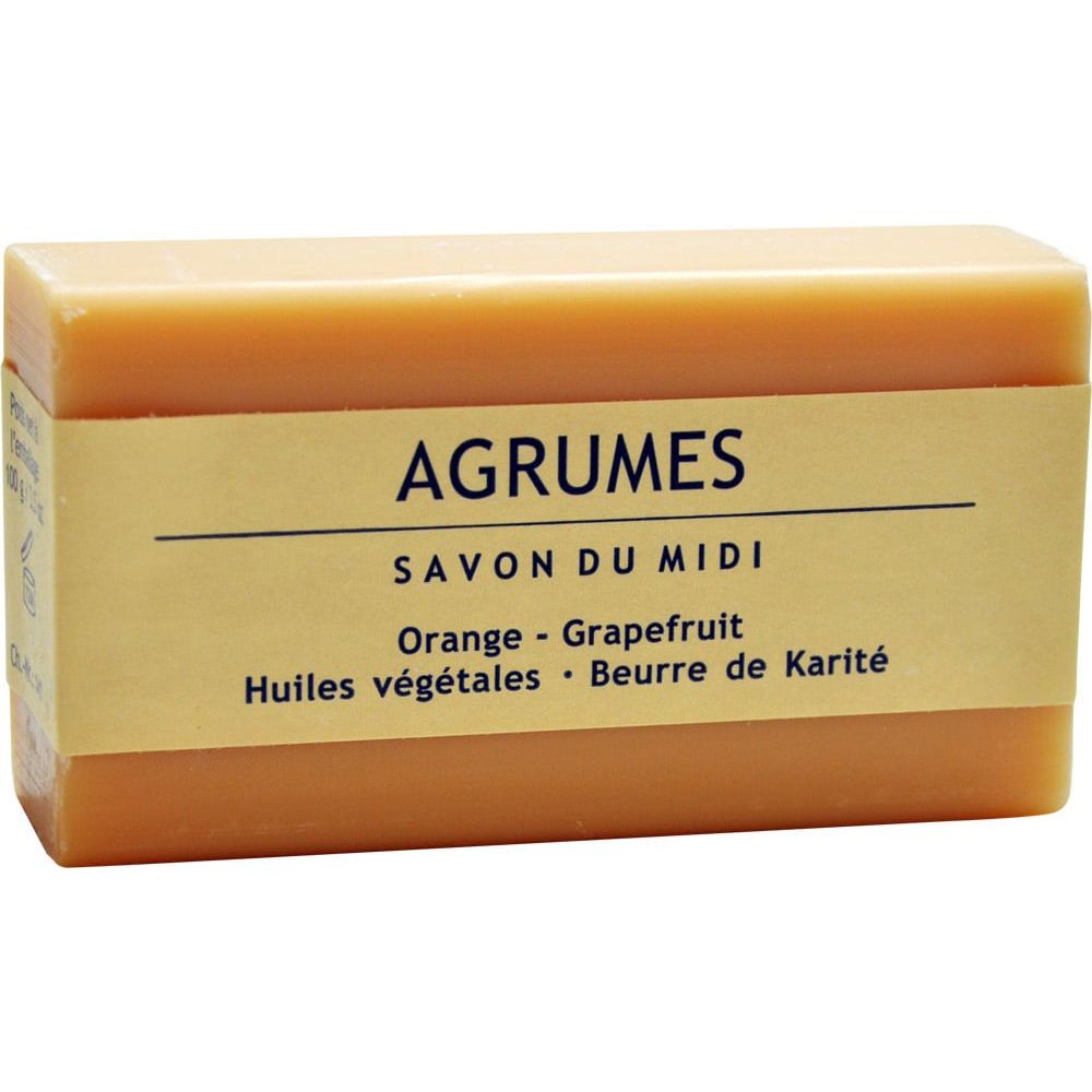 Savon du Midi Agrumes au beurre de karité, 100 g