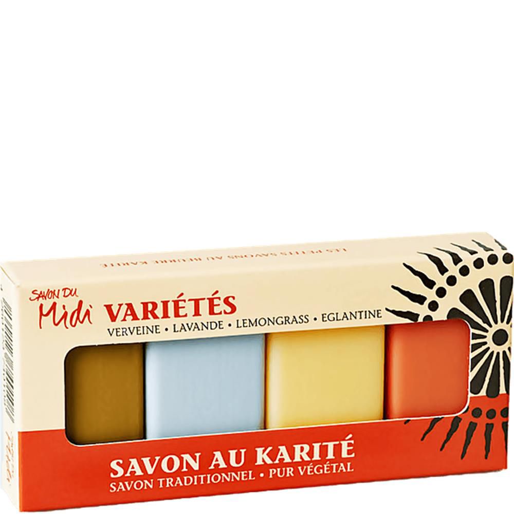 Variété de savons d'hôtes Savon du Midi, 4 x 20 g