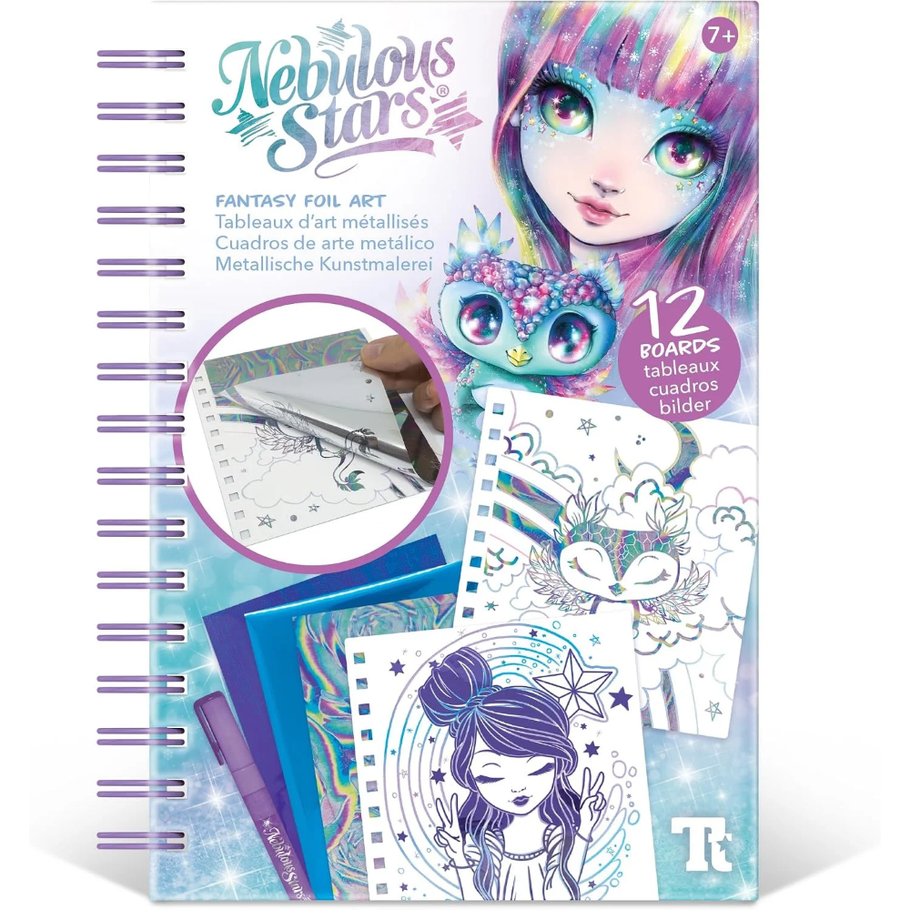 Nebulous Stars Small Creative Book Foil Art – Produktbild 1