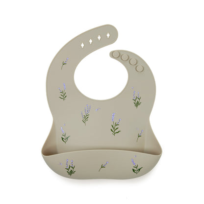 SOINA silicone bib, clay lavender