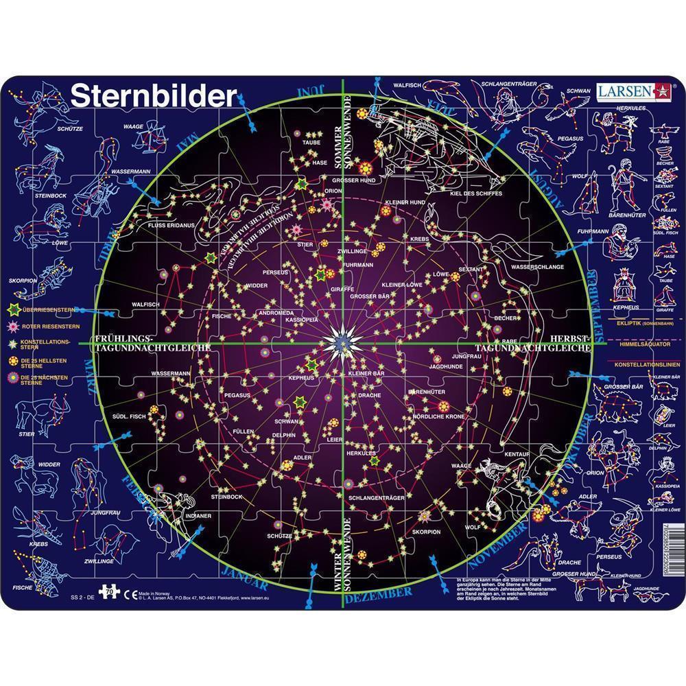 Larsen Puzzle Constellations, 70 pieces