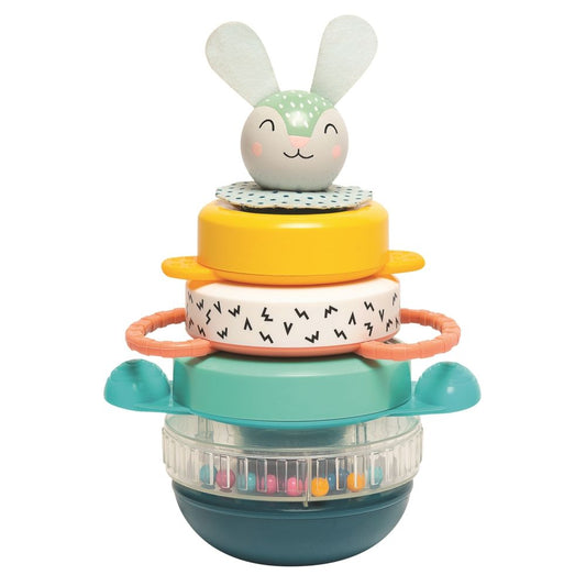 taf-toys Stapelspielzeug Hase, mehrfarbig, 11 x 16 x 25 cm