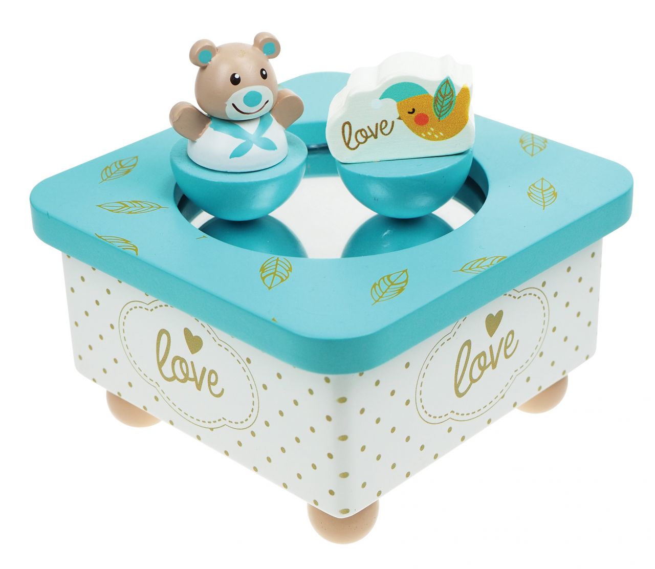 Idis Golden Bär Musik Box, blau