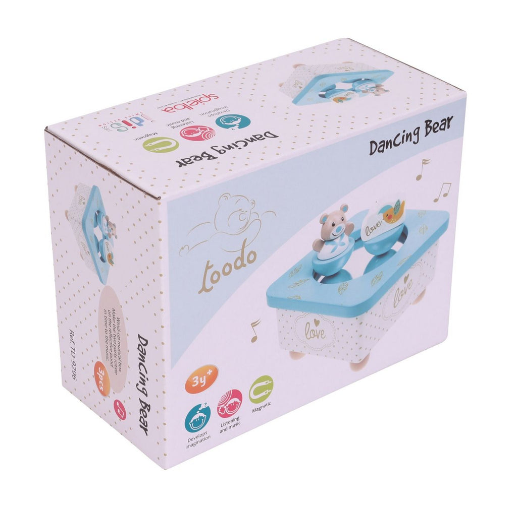 Idis Golden Bär Musik Box, blau