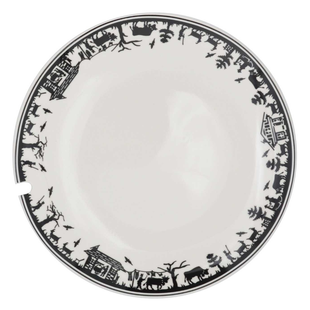 Alpes Set 4 Fondueteller, Ø 20 cm