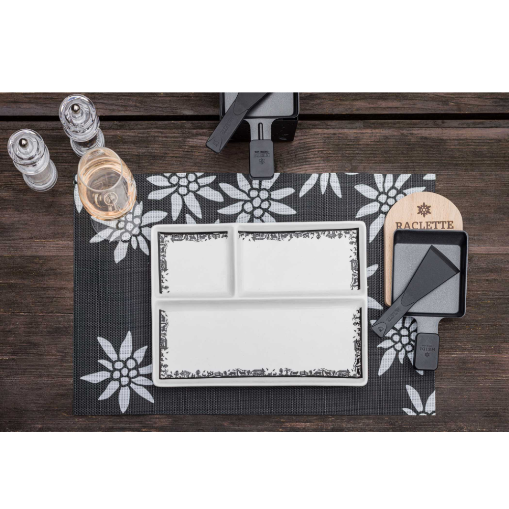 Alpes Racletteteller 2er Set, 26x20 cm