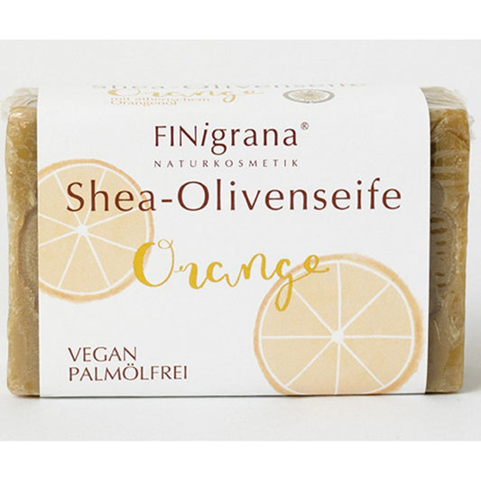 Finigrana Savon d'Alep Karité olive orange, 100 g