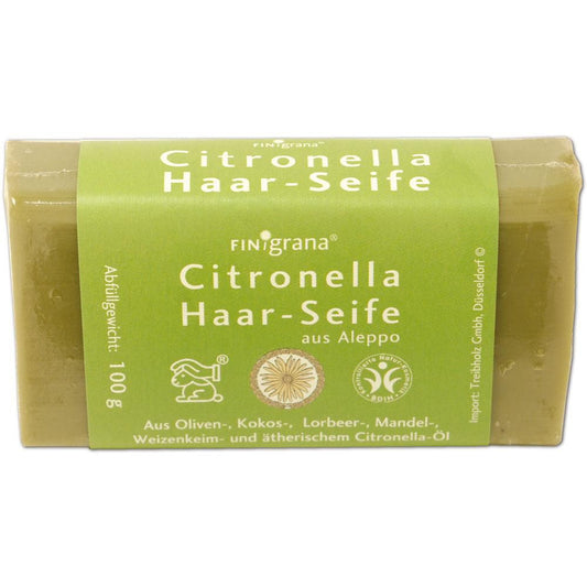 Finigrana Haar-Seife Citronella, 100 g