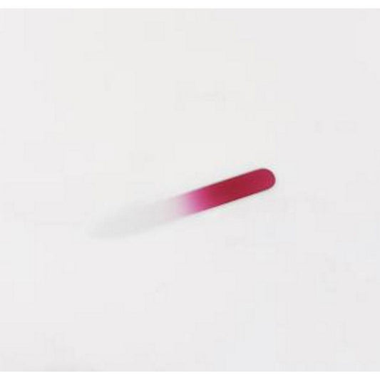 FINigrana glass nail file, red, 90 mm