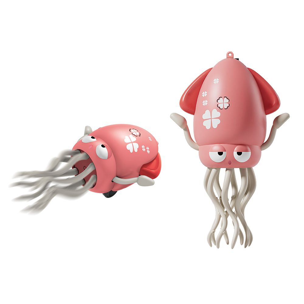 Trendy Tanzender Tintenfisch pink