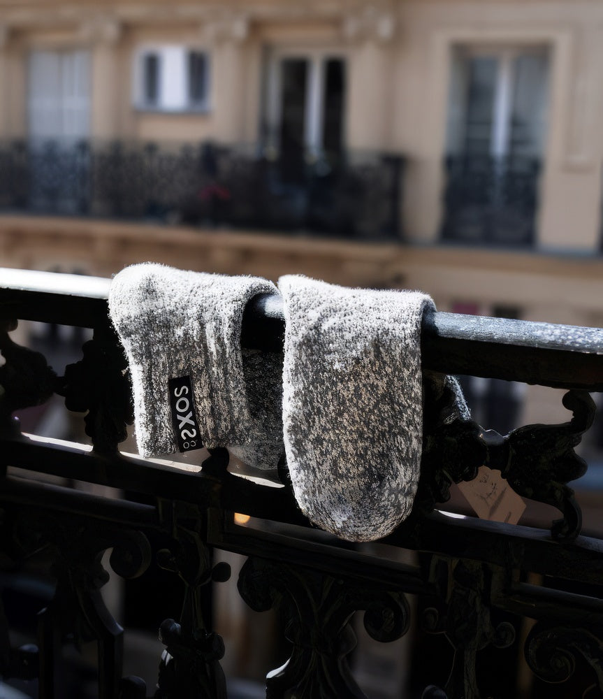 Graue Wolle Herren- & Damensocken Jet Black, Kurzsocke, 37-41