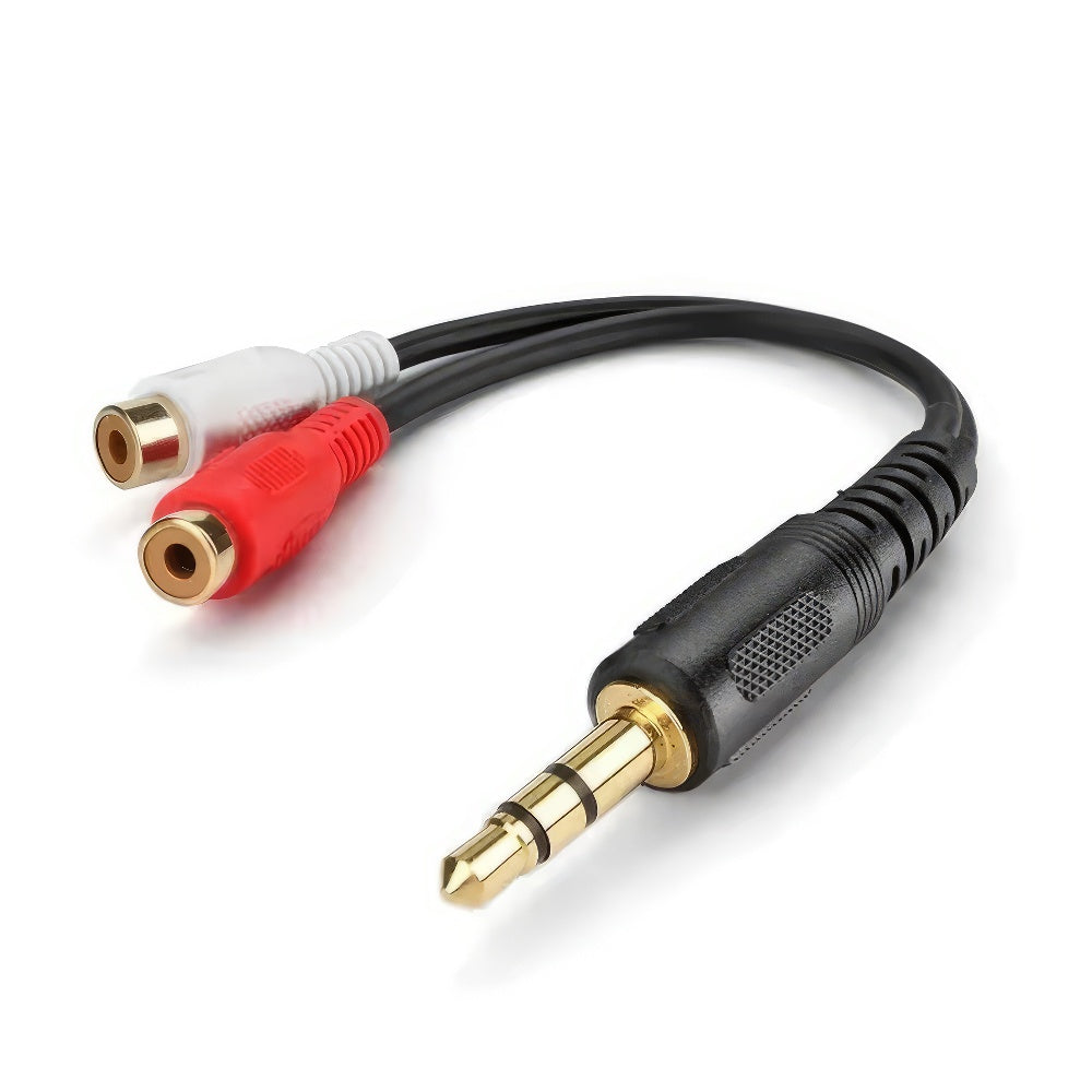 HIDef 3.5 mm Stereo Klinke zu Cinch RCA Female Stereo Buchse