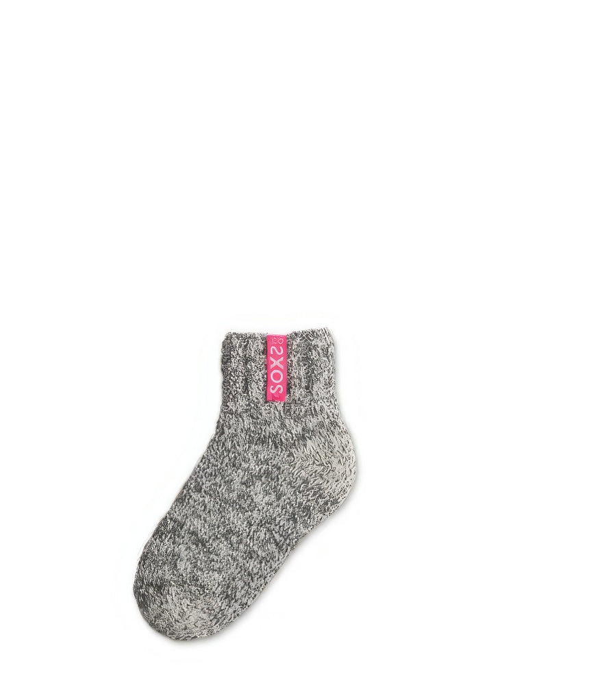 Graue Wolle Damensocken Bubblegum, Kurzsocke, 37-41