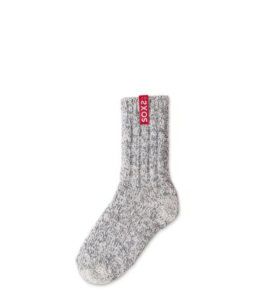 Graue Wolle Kindersocken Chillli Pepper, medium, 30-34