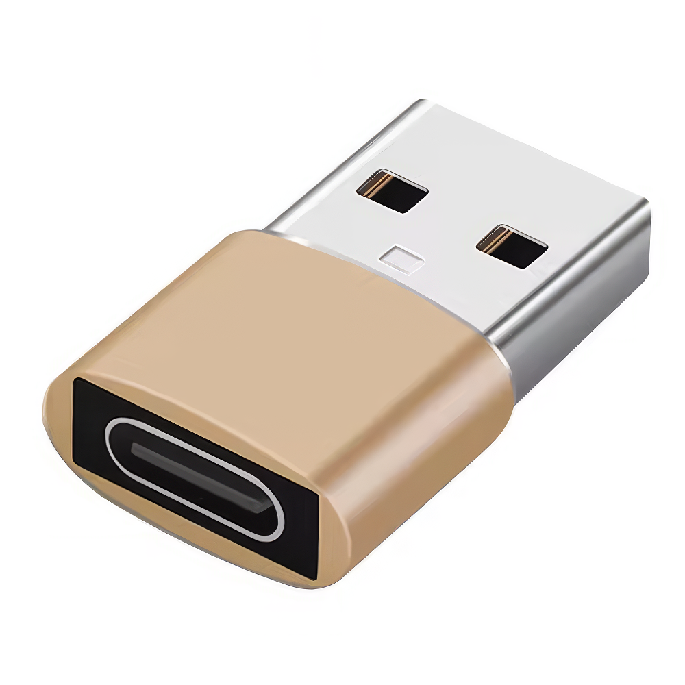 USB 3.0 zu USB-C (Thunderbolt 3) Adapter, gold