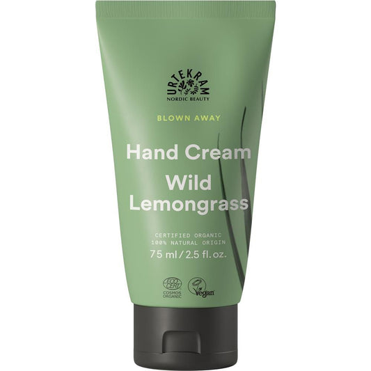 Urtekram Hand Cream Blown Away Lemongrass, 75 ml
