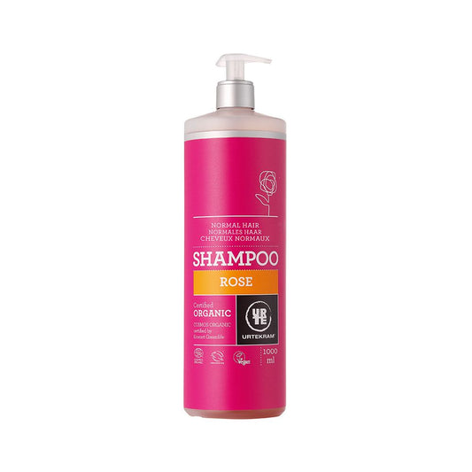 Urtekram Shampooing Rose, cheveux normaux, 1l