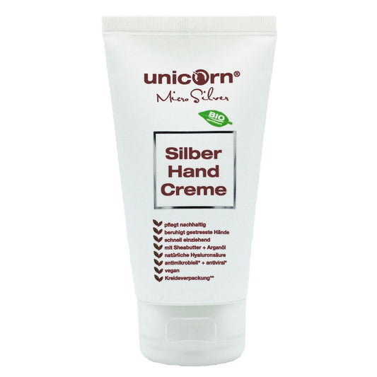 Unicorn hand cream with silver