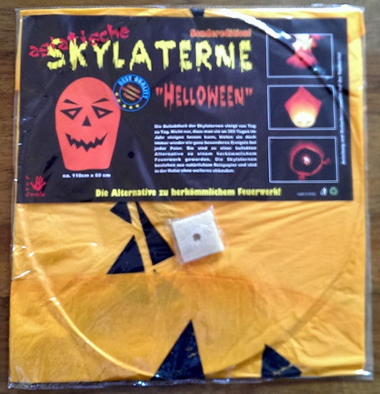 Halloween sky lantern, 110 x 60 cm