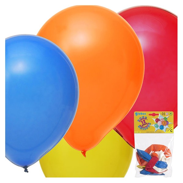 Round balloon large, 10 pieces