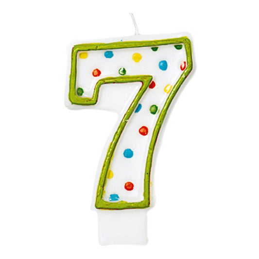 Number candle 7