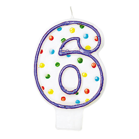 Number candle 6