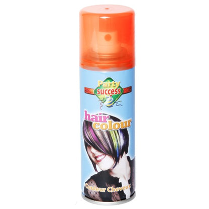 Spray colorant pour cheveux, orange fluo