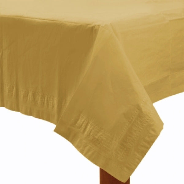 Tablecloth, 137 x 274 cm, gold