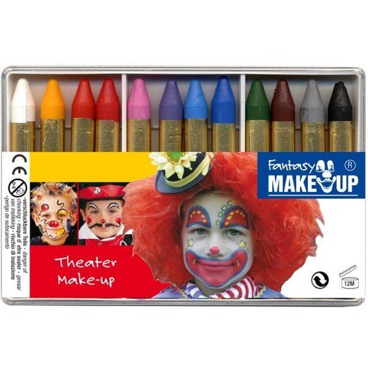 12 make-up pencils in a box
