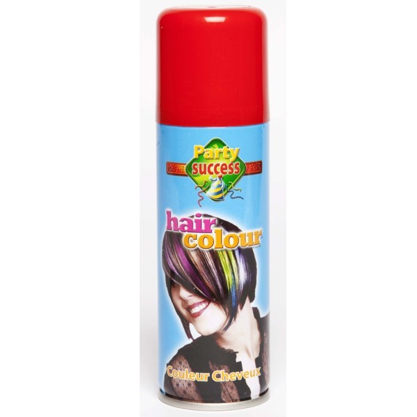 Spray colorant pour cheveux, rouge