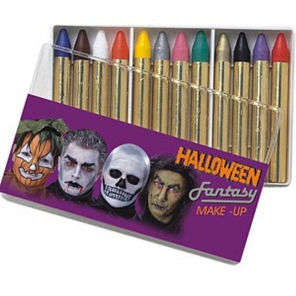 12 Halloween make-up pencils