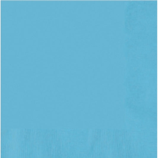 20 napkins, 33 cm, light blue